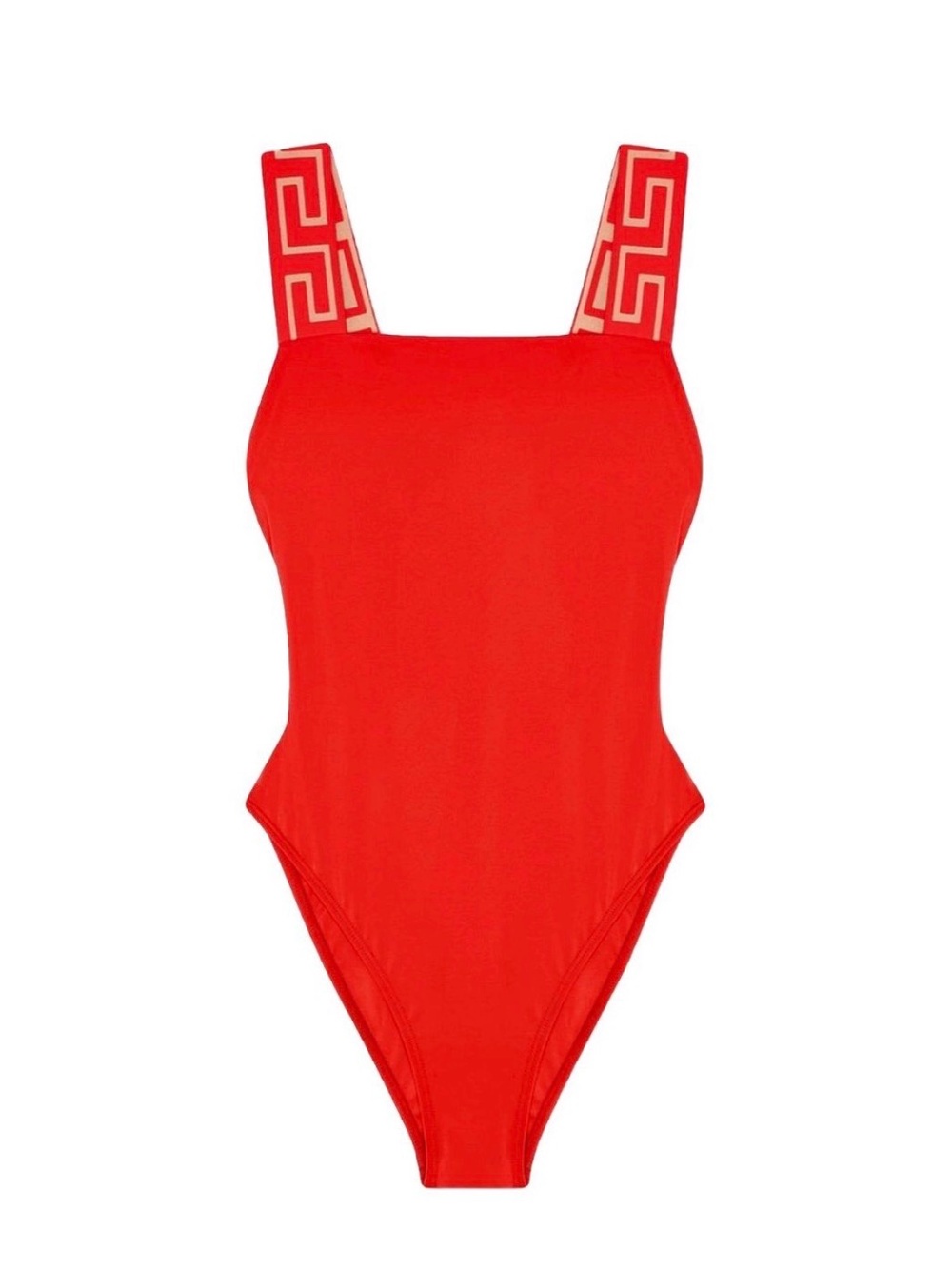 Versace Red One-Piece Swimsuit